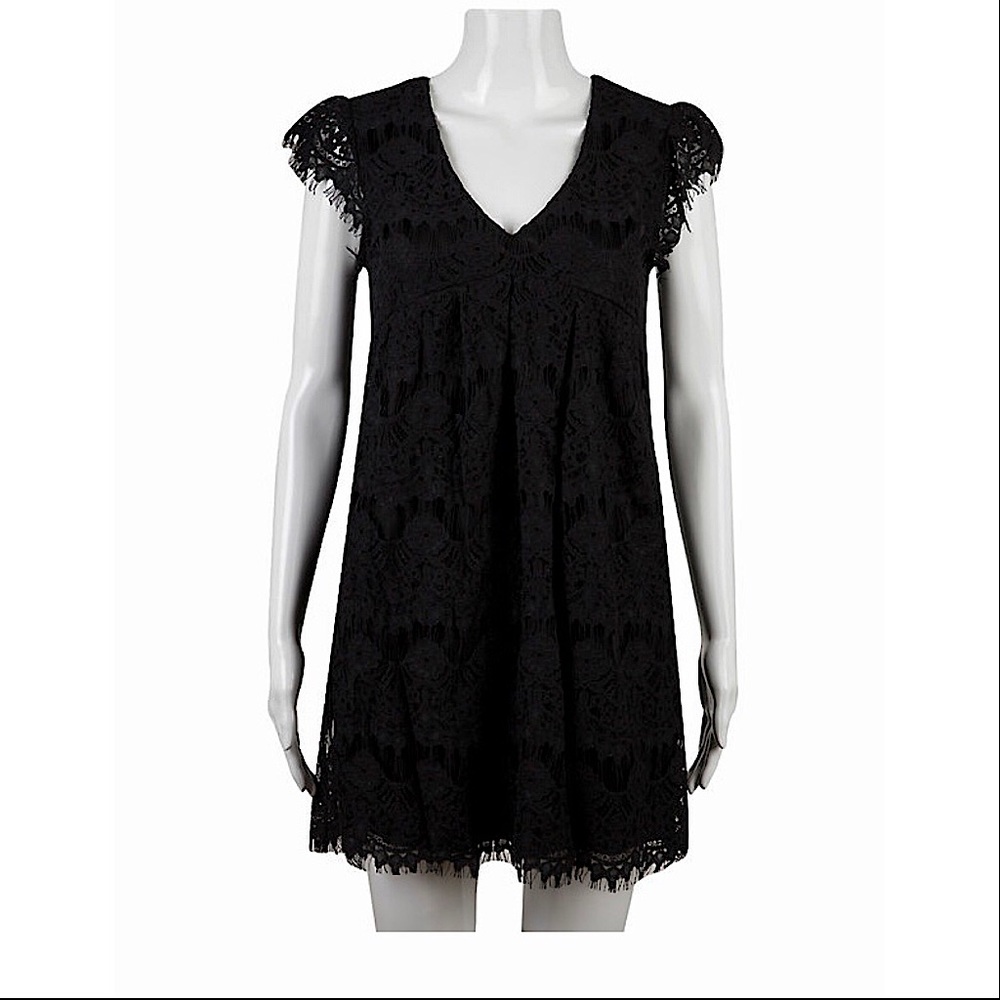 Speechless - Black Lace Dress